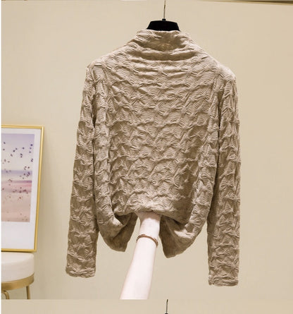 Thickened Half-high Collar Bottoming Shirt For Women Limorista