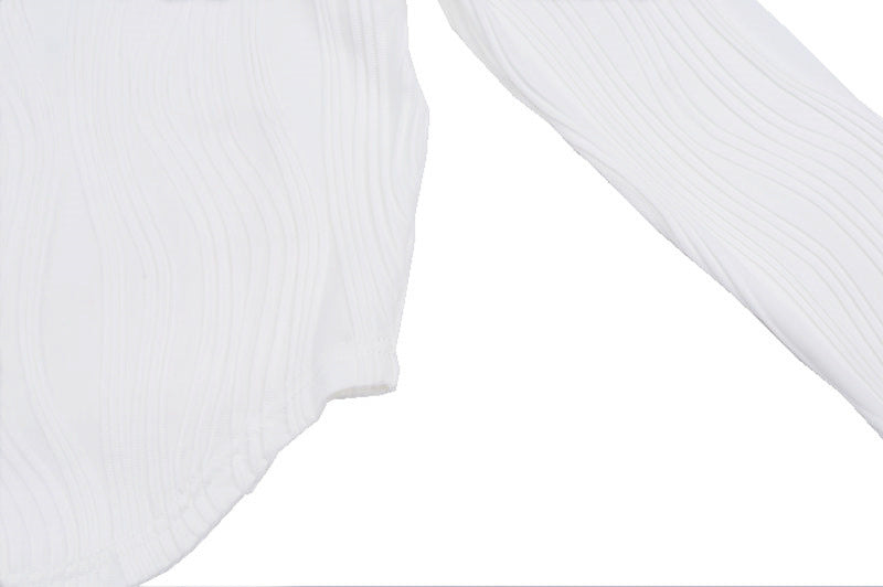 New French Design Pleated Top Limorista