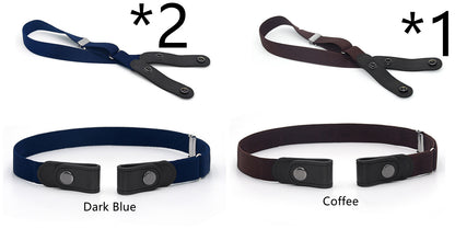Jeans Belt Seamless Elastic Without Buckle All-match Lazy Belt Limorista