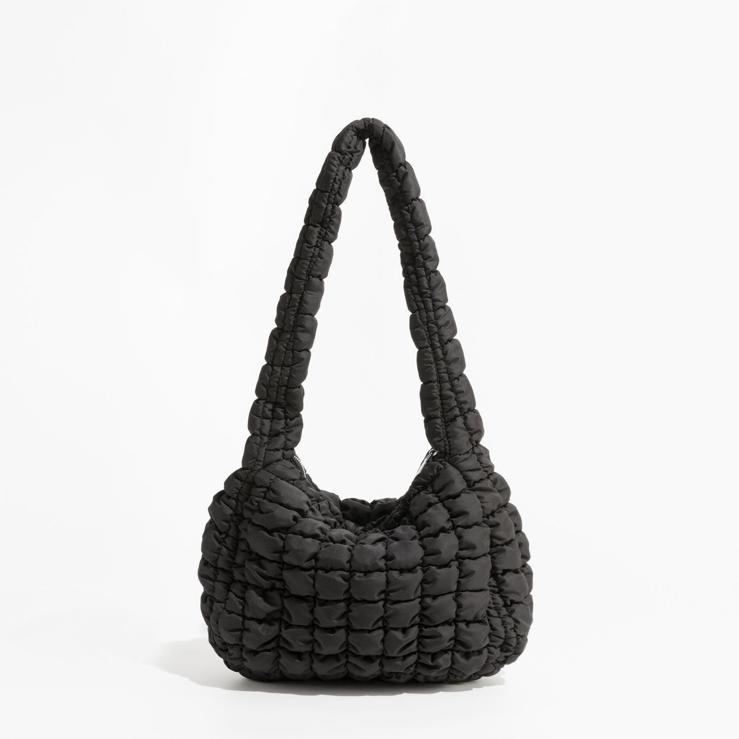 Nylon Padded Shoulder Purse Simple Trend Quilted Feather Down Women Hobo Bag Limorista