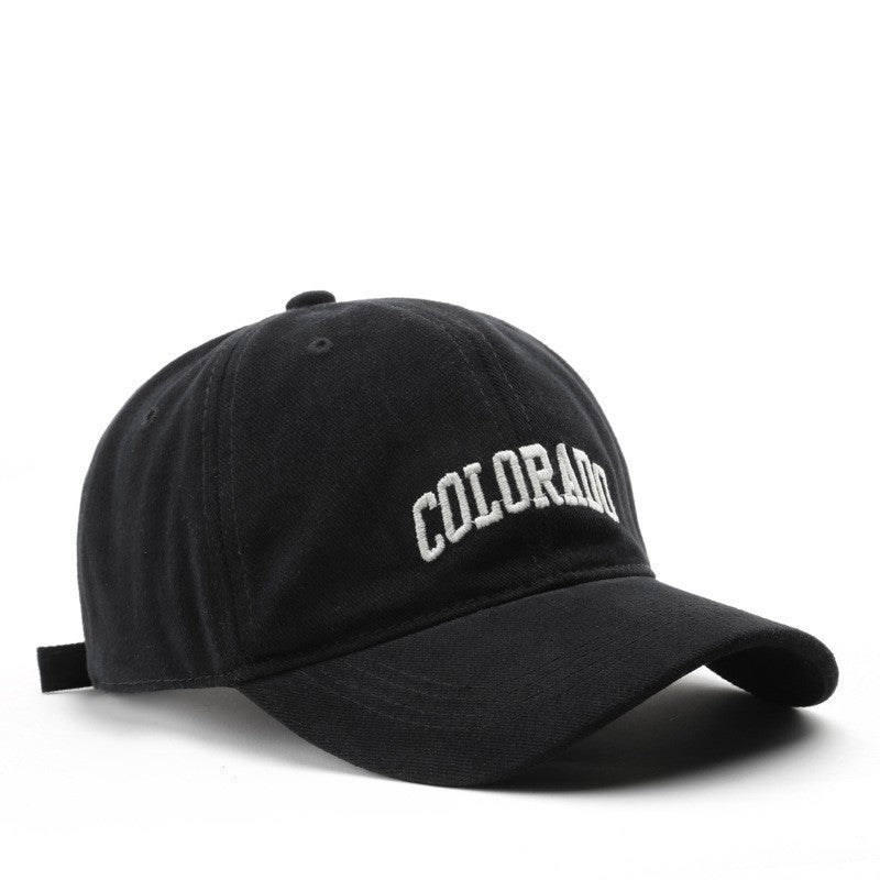 Japanese Fashionable Retro Female Letter Embroidery Baseball Cap Limorista
