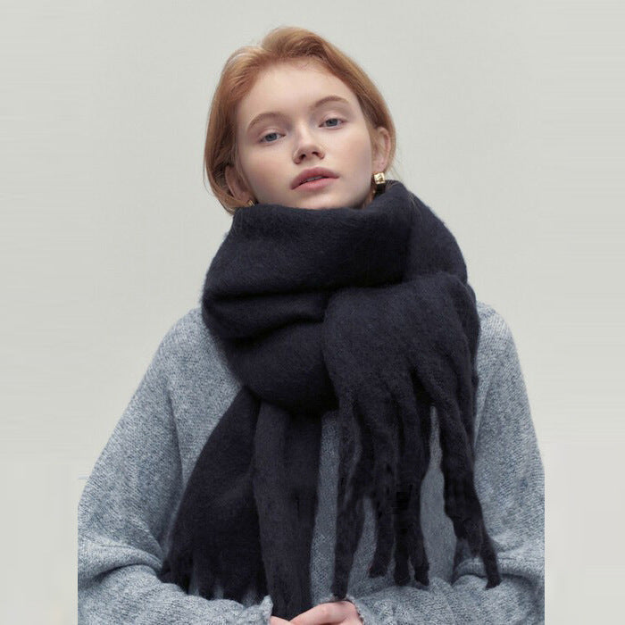 All-match Soft Glutinous Idle Style Thermal Long Scarf Limorista