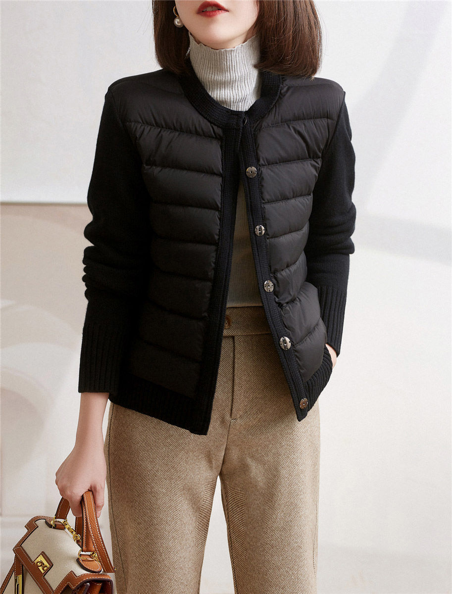 Simple Long-sleeved Knitted Women&