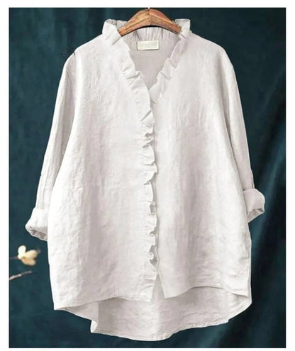 Loose Print Crew Neck Casual Plus Size Women&