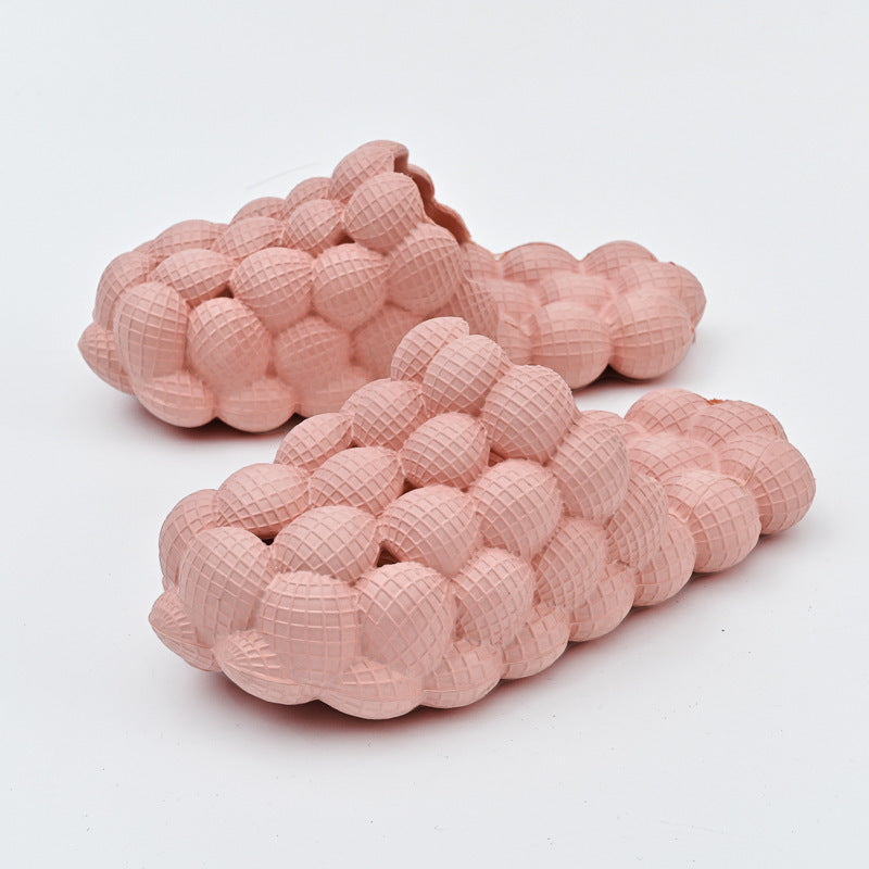 New Summer Fashion Massage Mesh  Bubble  Bathroom Slides Home Indoor Anti-Skid Shoes Limorista