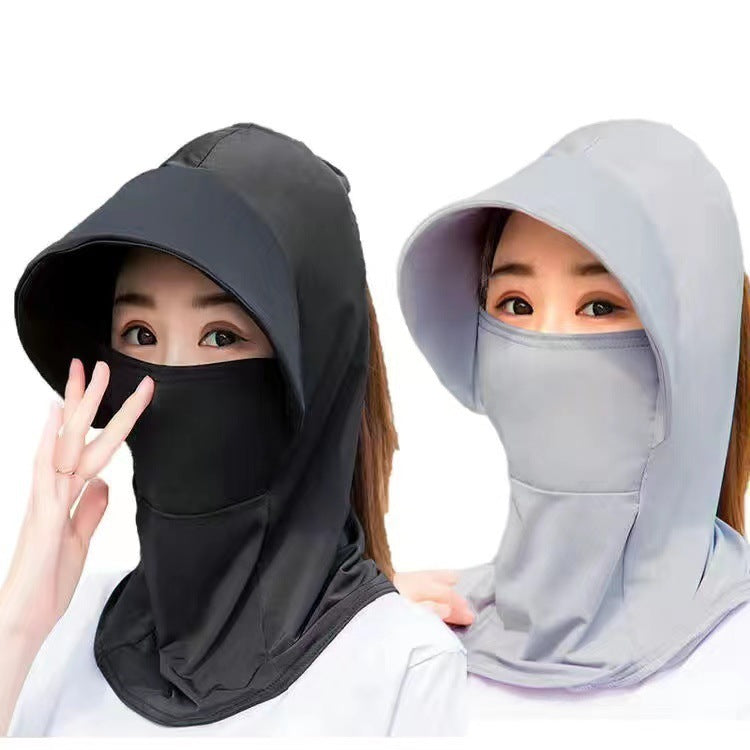 Outdoor Sun Hat Ice Silk Sun Protection Neck Protection Hat Limorista
