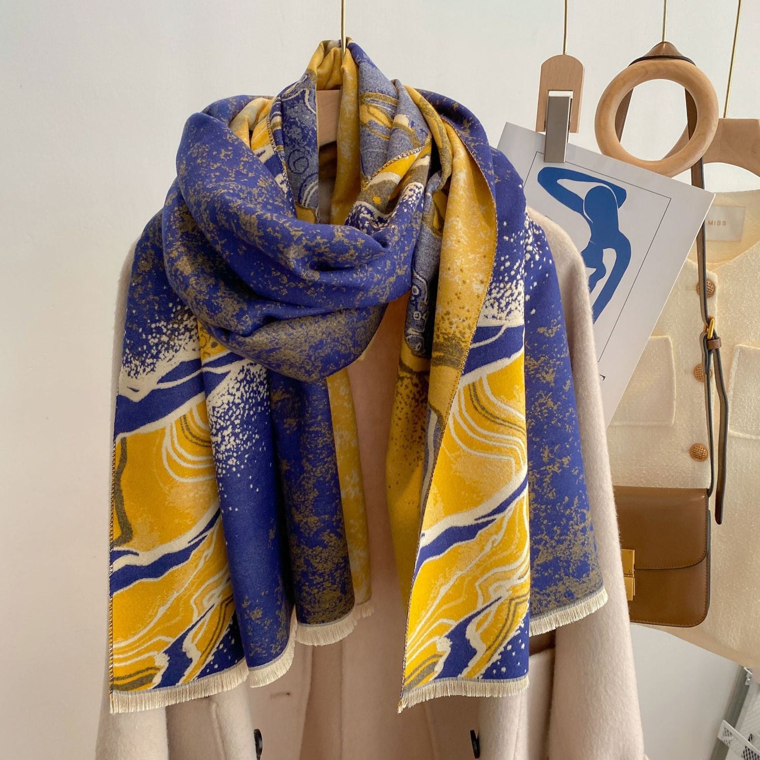 Style Double-sided Thickened Warm Scarf Limorista