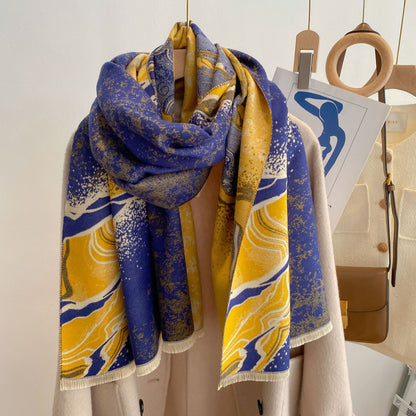 Style Double-sided Thickened Warm Scarf Limorista