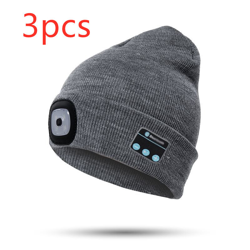 Bluetooth LED Hat Wireless Smart Headset Headphone Limorista
