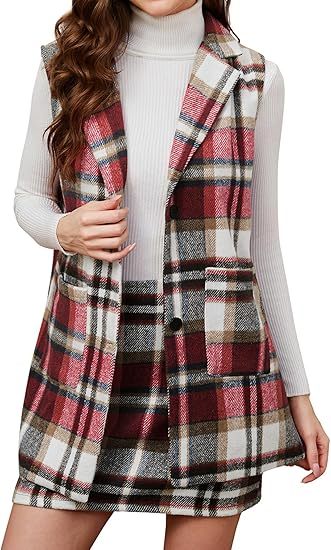 Plaid Waistcoat Limorista