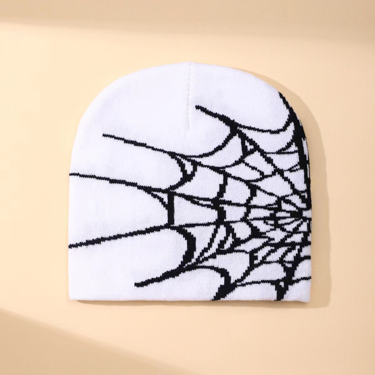 Spider Web Jacquard Knitted Hat Cold Protection In Autumn And Winter Limorista