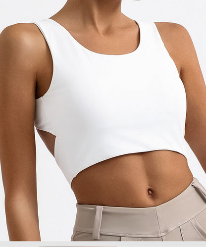 Quick-drying With Chest Pad Nude Feel Yoga Straps Top Limorista