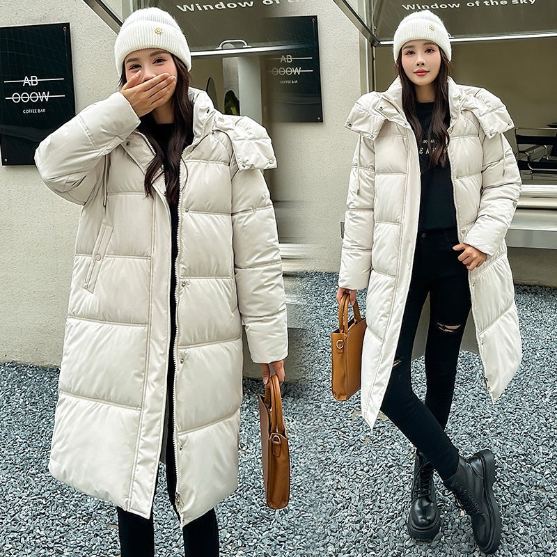 Long Over The Knee Thickened Hooded Jacket Limorista
