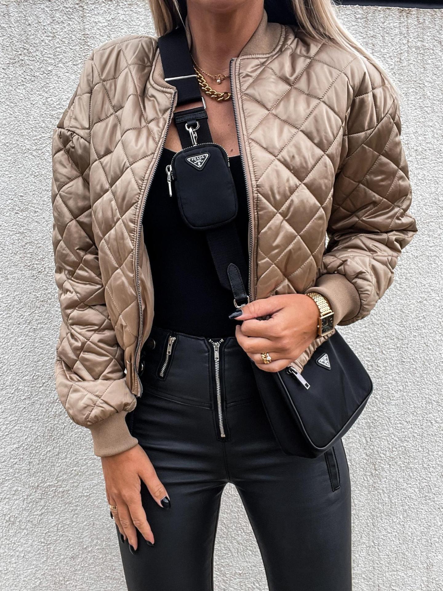 Ladies Pure Cotton Short Zipper Jacket Limorista