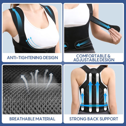 Strong Support Not Tight Posture Correction Belt Limorista