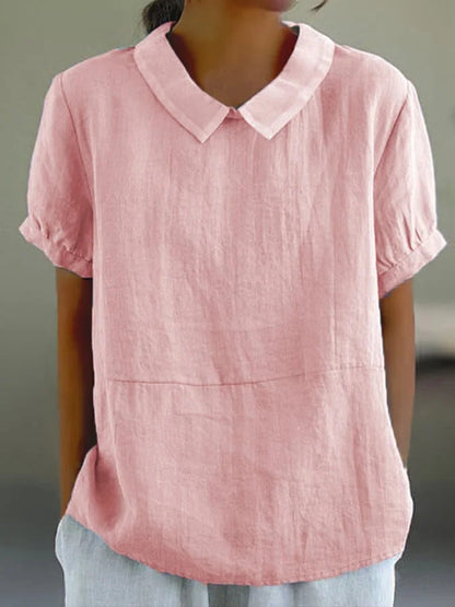 Loose Lapels Shirt Women&