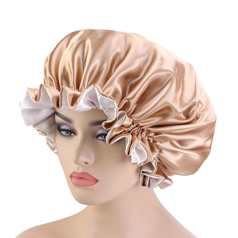 Double Satin Lace Nightcap Extra Large Round Limorista