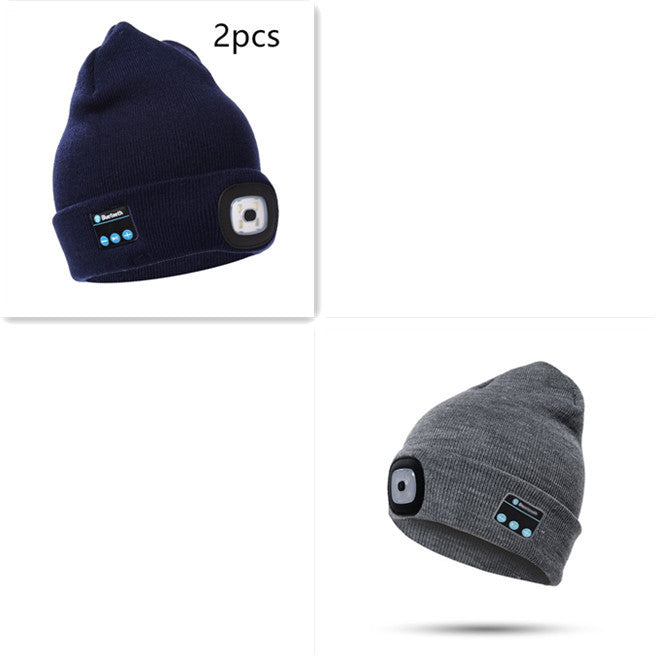 Bluetooth LED Hat Wireless Smart Headset Headphone Limorista