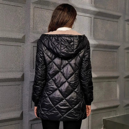 Autumn And Winter Long Sleeves Diamond Lattice Limorista