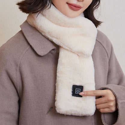 Electric Ated Scarf USB Rechargeable Rabbit Hair Limorista