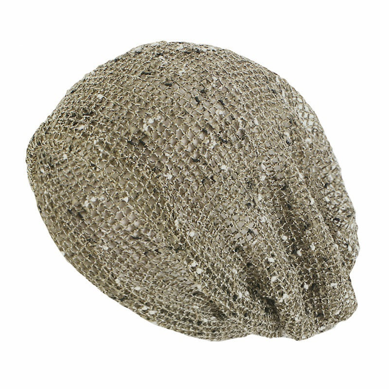 Cotton And Linen Breathable Mesh Dual-purpose Twist Woven Hat Limorista