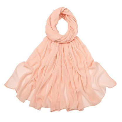 Curling Rayon Wrinkle Scarf Women&