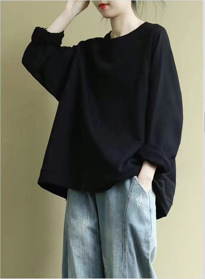 Casual Loose-fitting Plus Size Pullover Women Limorista