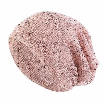 Cotton And Linen Breathable Mesh Dual-purpose Twist Woven Hat Limorista