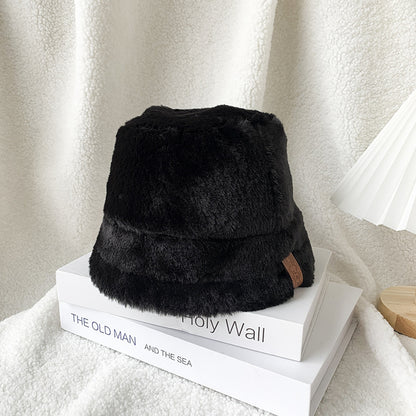 Fleece-lined Warm Face-covering Bucket Hat Limorista