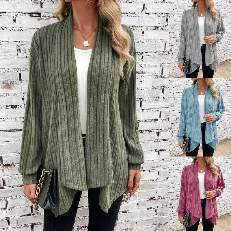 Cross-border Foreign Trade Temu Long Sleeve Loose Cardigan Coat Limorista