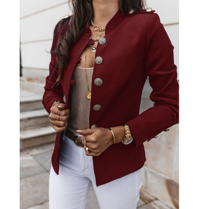 Long-sleeved Slim-breasted Small Blazer Limorista