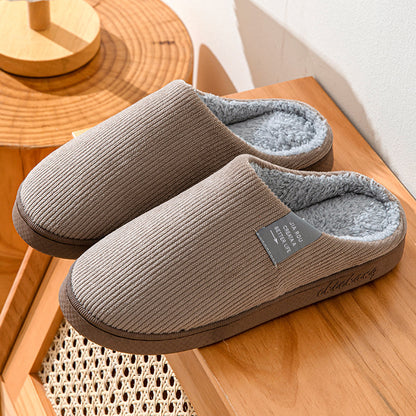 Home Indoor Wear-resistant Non Slip Cotton Slippers Limorista
