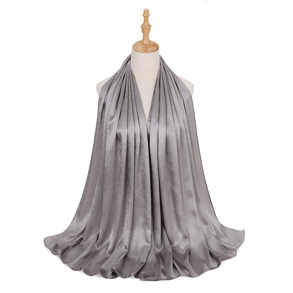 New Silk-like Silky Satin Scarf Limorista