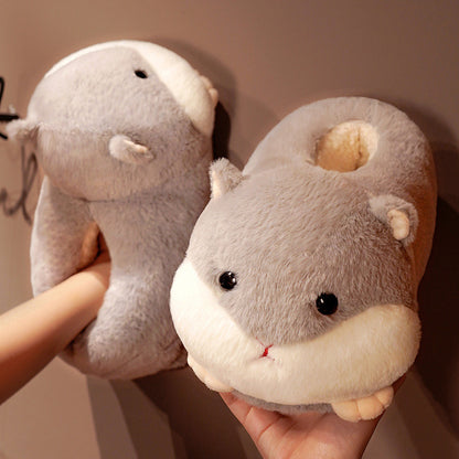 Japanese Cartoon Animal Indoor Warm Slippers Limorista