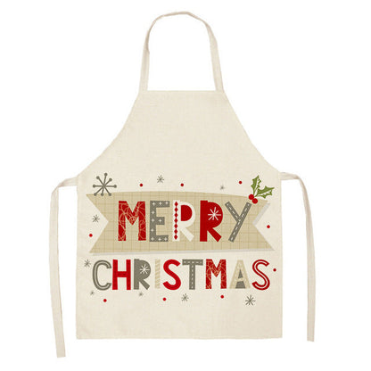 Christmas Series Cotton And Linen Apron Limorista