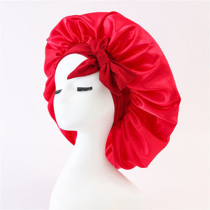 New Silk Bonnet For Sleeping Women Satin Bonnet Hair Bonnet Night Sleep Cap Scarf Wrap For Curly Hair With Tie Band For Curly Hair Limorista