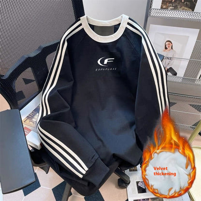 Fashion Brand Autumn And Winter Round Neck Long Sleeve Top Limorista