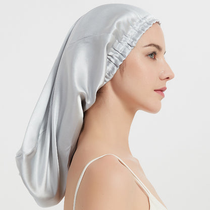 Silk Long Tube Nightcap Hair Care Thermal Heat Cap Limorista