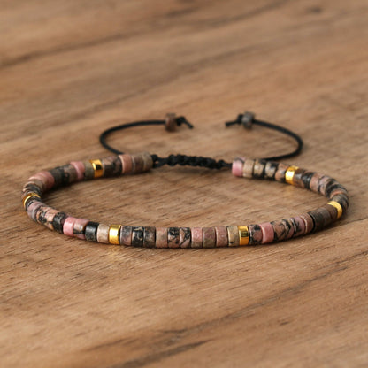Spacer Beads Beaded Weave Bracelet Women&