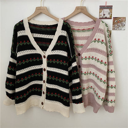 New Style Chain Link Loose Top Sweater Coat Limorista