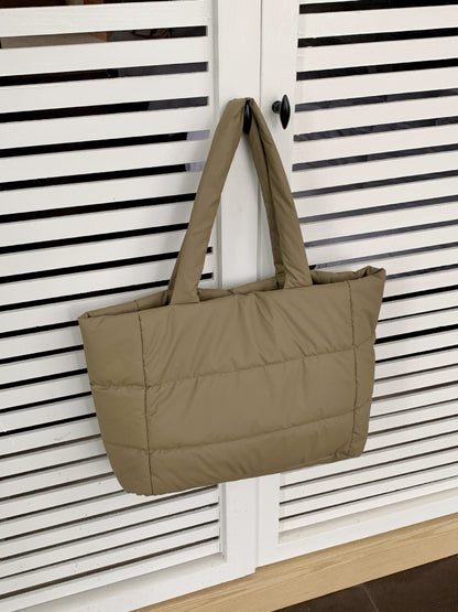 Soft Cotton-filled Tote Bag Portable Shoulder Limorista