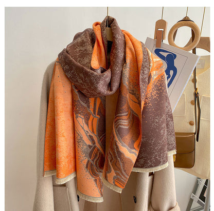 Style Double-sided Thickened Warm Scarf Limorista