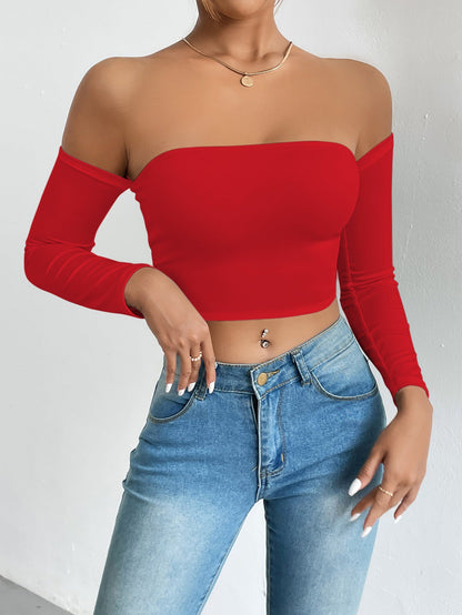 European And American Camisole Waist Trimming Short Sleeve Limorista