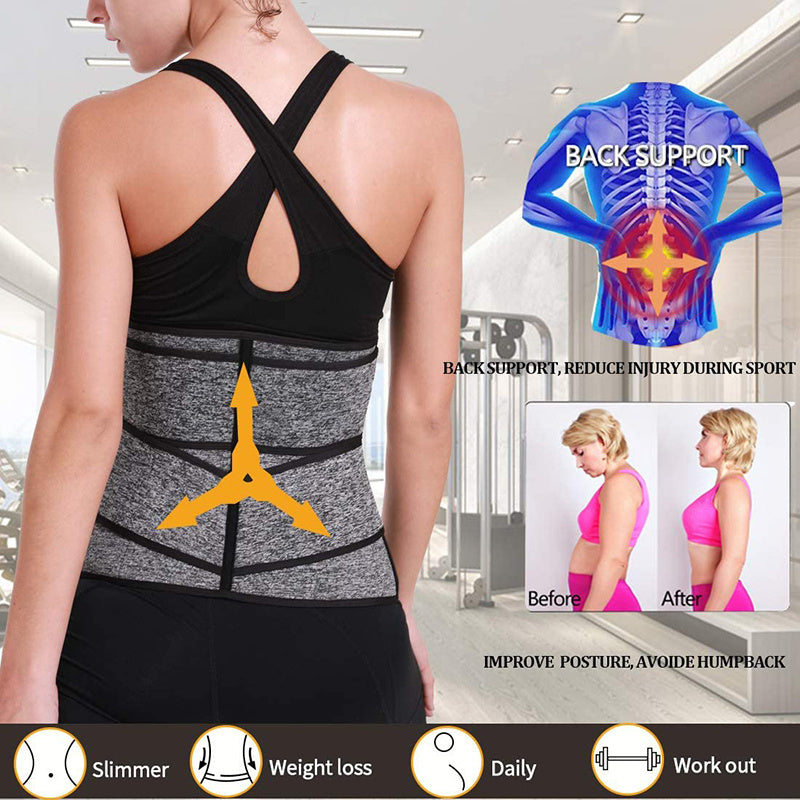 Tummy Sweat Shapewear Bodysuits Women Waist Trainer Slimming 2-3 Belts Workout Shaper Corset Limorista