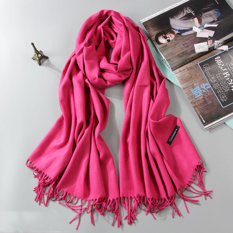 Fashion Cashmere Dual-use Shawl Warm Scarf Limorista
