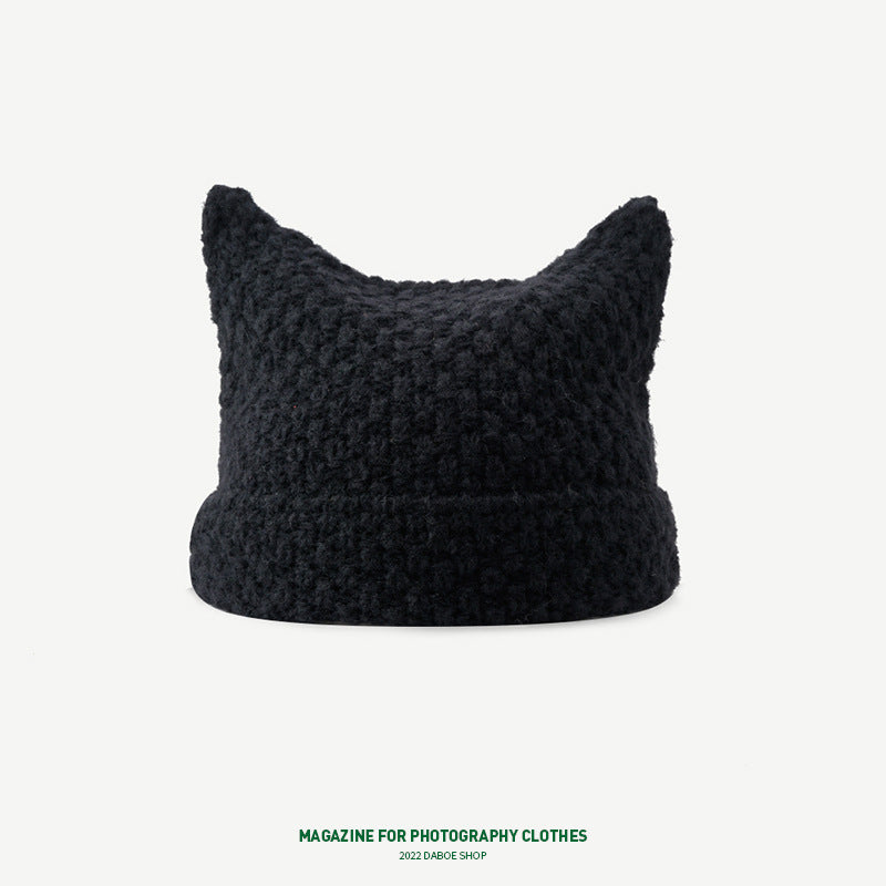 Korean Cute Thermal Head Cover Woolen Cap Limorista