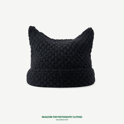 Korean Cute Thermal Head Cover Woolen Cap Limorista