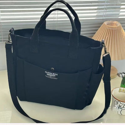 Large Capacity Shoulder Canvas Bag, Commuting Hand Bag Limorista