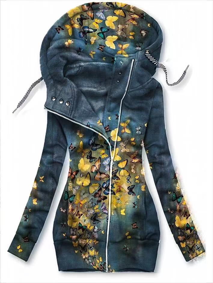 Slim-fit Long-sleeved Sweatshirt With Zipper Limorista