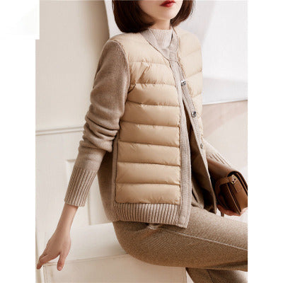 Simple Long-sleeved Knitted Women&
